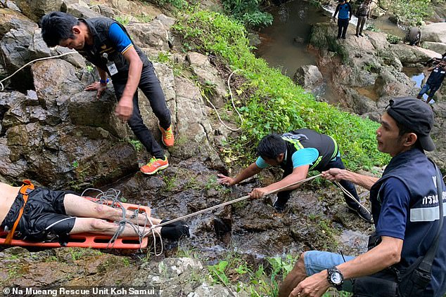 Bastien Palmier fell to his death after ignoring warning signs and climbing over a rope to take a selfie, his friends told Thai police