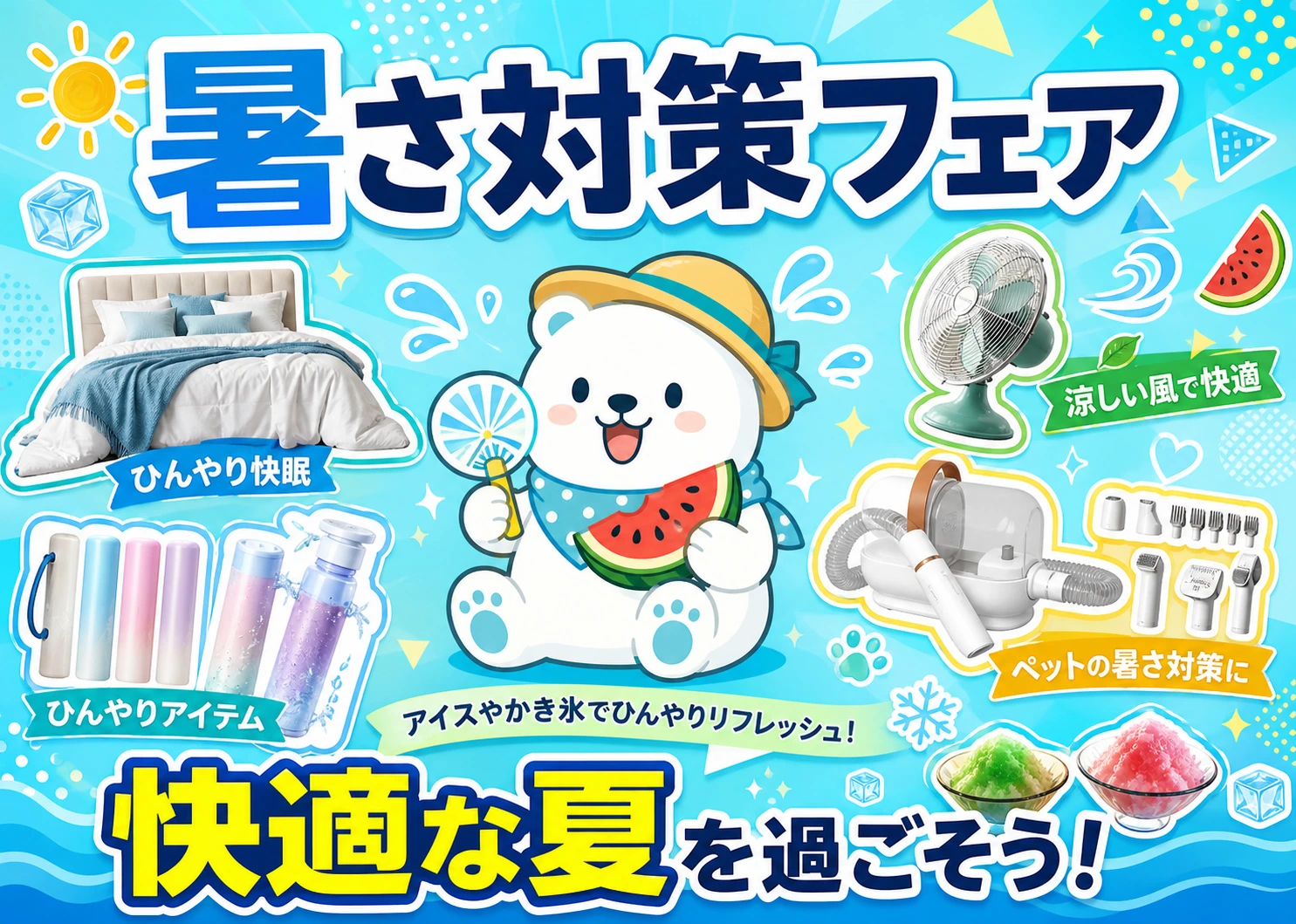 暑さ対策フェア