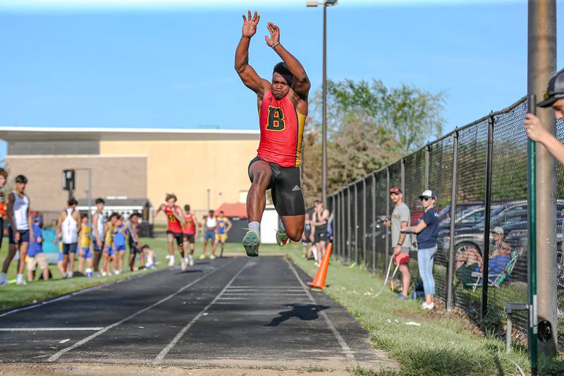 Boys Track and Field Jalen Buckley breaks 31yearold school triple