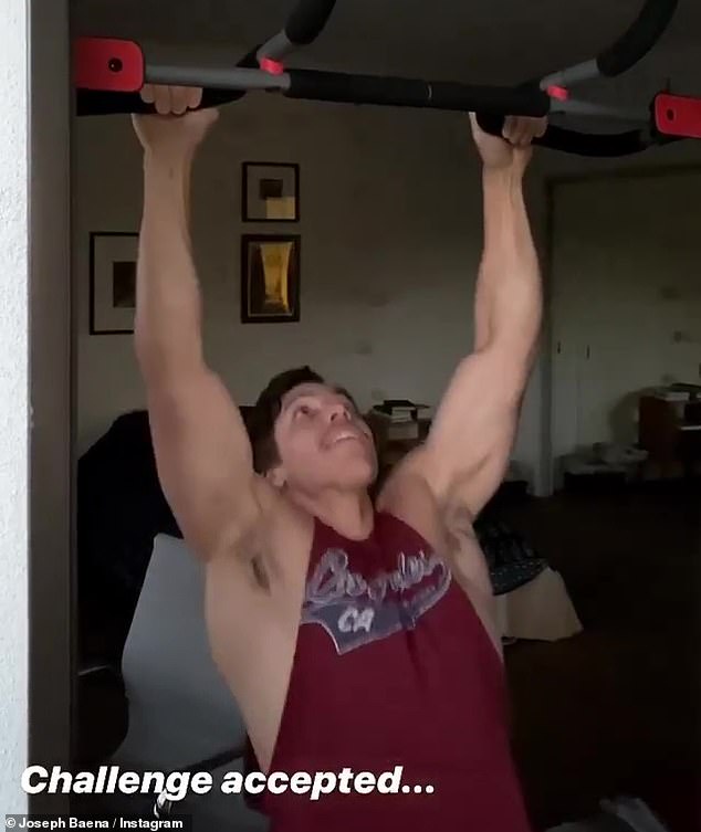Don't go in cold: The video began with Joseph warming up with a few pull-ups on a bar mounted on his door frame