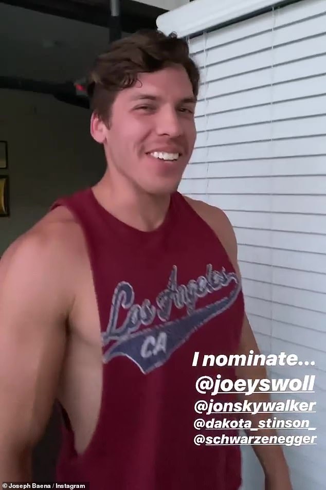 Failure: Subsequent attempts also failed, leading the Pepperdine graduate to chuckle and admit 'it's harder than it looks'