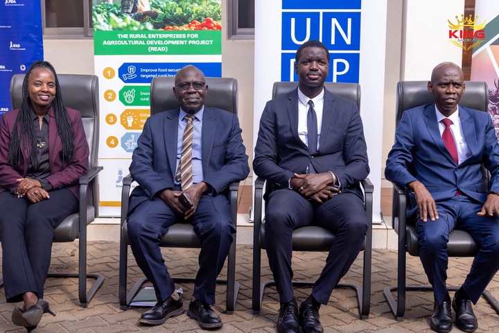 May be an image of ‎one or more people and ‎text that says '‎OR JUMAD DA THE RURAL ENTERPRISES FOR AGRICULTURAL AGRICULITURALDEVELOPMENTPROJECT DEVELOPMENT PROJECT (READ) M Improve food securi tergetad.curel IFAD 9 Inore rura م KING UIN P 3 3 Enha aga VIT J Ino‎'‎‎