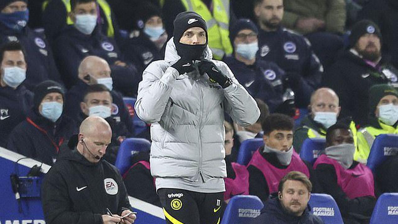 Thomas Tuchel blames Chelsea's frustrating draw at Brighton on Manchester City defeat... as Blues boss admits 'emotions took over' as they missed chance to seal first league win since Boxing Day
