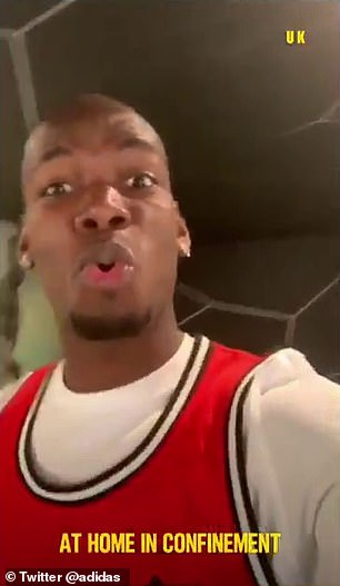 The Manchester United star, who is known for his colourful haircuts, has decided to completely remove the locks to sport a shaved head