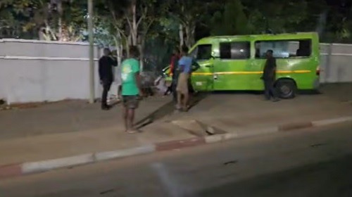 Trotro crashes into former President Akufo-Addo’s Nima residence wall