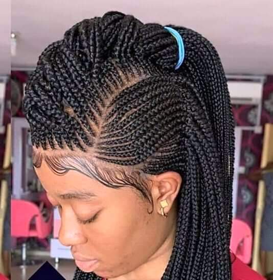 Alluring and Classy Ghana-Weaving Hairstyles you can try