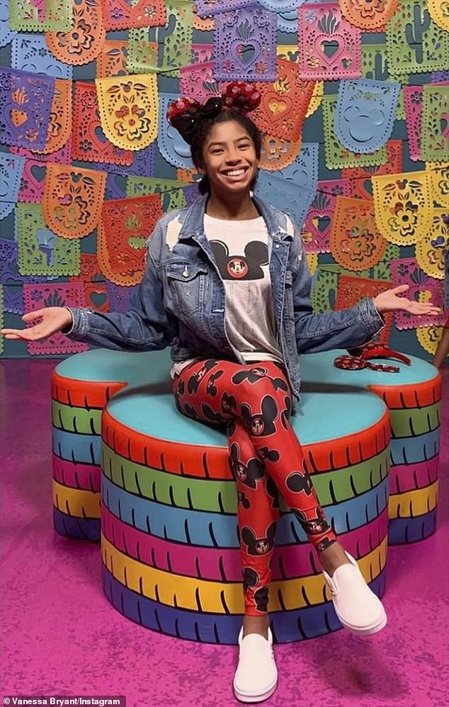 Play her way: Gigi died in February alongside her father Kobe Bryant and seven others