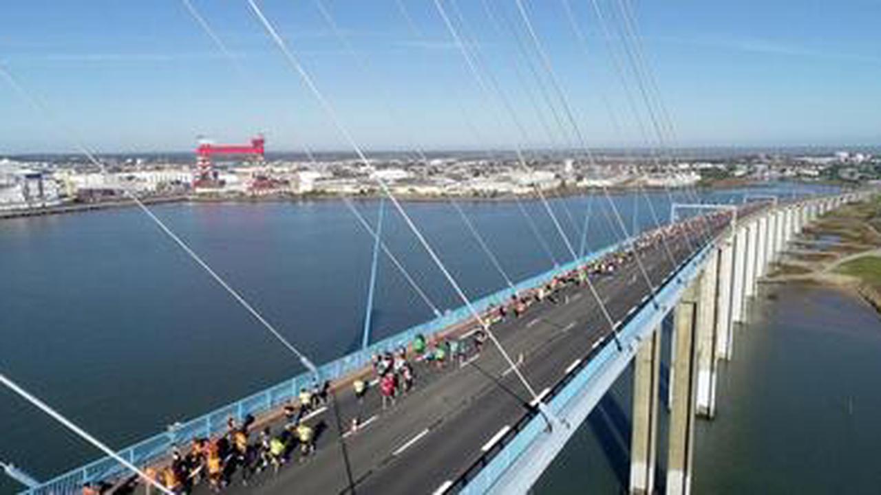 Course hors stade. 1 500 coureurs sur le pont de Saint-Nazaire, dimanche
