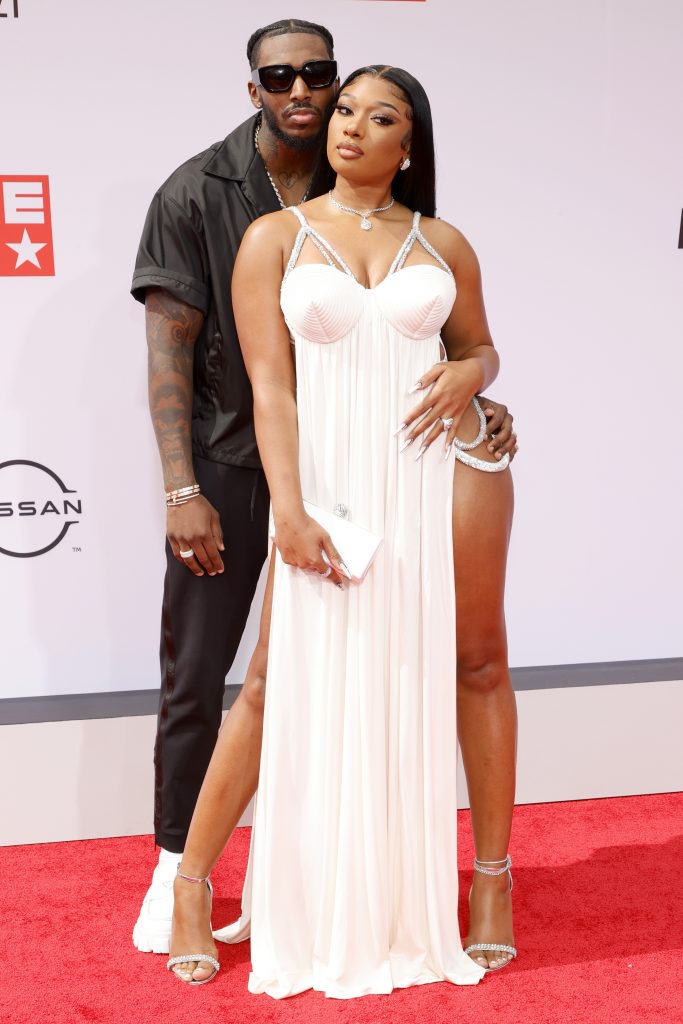 Megan Thee Stallion and her boyfriend Pardi Fontaine pack on the PDA at the BET Awards (photos)