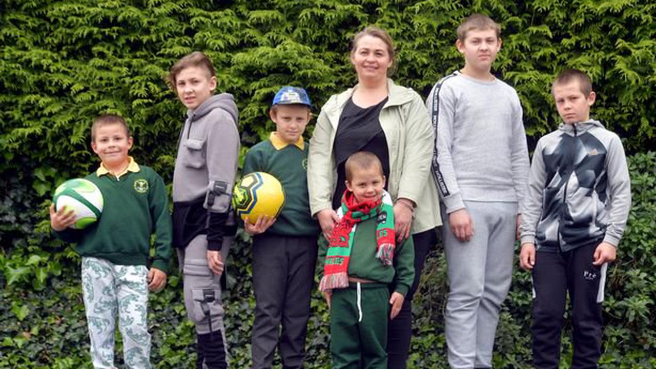 Ukrainian family 'thought they were being scammed' as UK welcome too good to believe