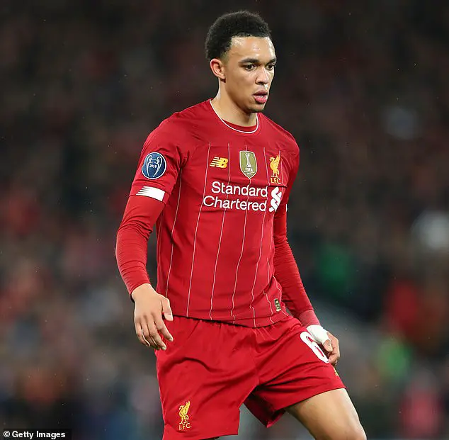 Most of his tasks had something to do with fellow Reds full-back Trent Alexander-Arnold