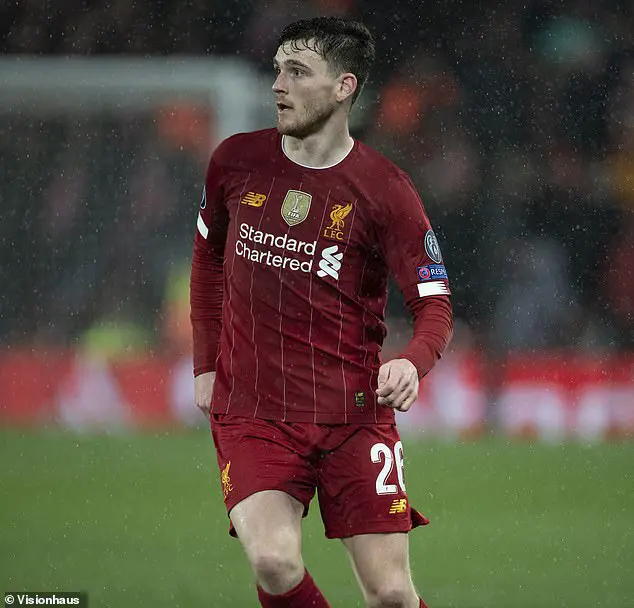 Liverpool full-back Andy Robertson has revealed his hilarious to-do list during isolation