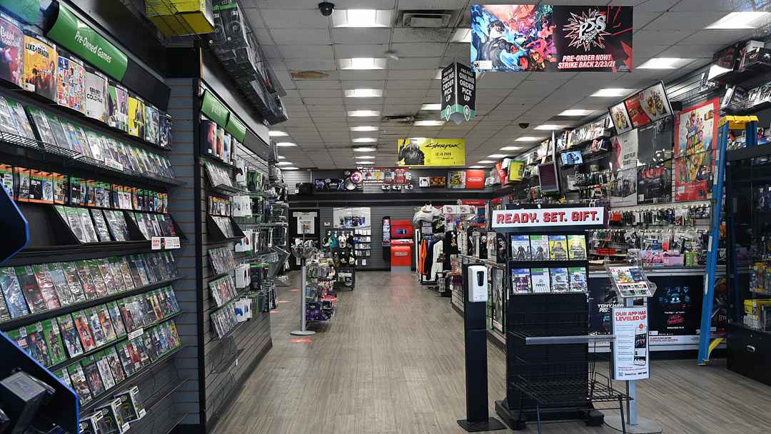 Внутрішній вигляд магазину GameStop. Джерело фото: VCG