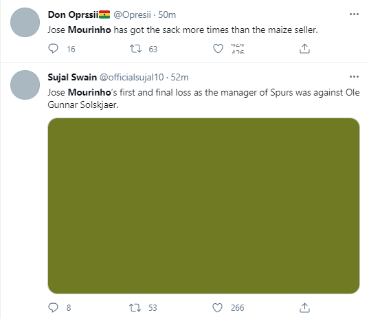  Football fans react to Jose Mourinho