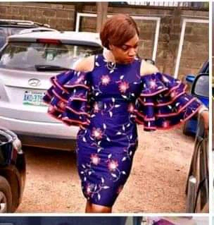 Take a look at this Ankara short gowns styles that you can try this season.(photos)