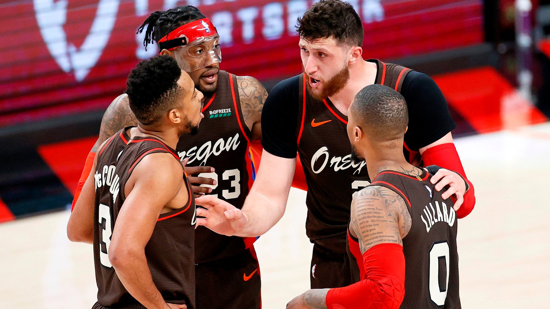 blazers depth chart