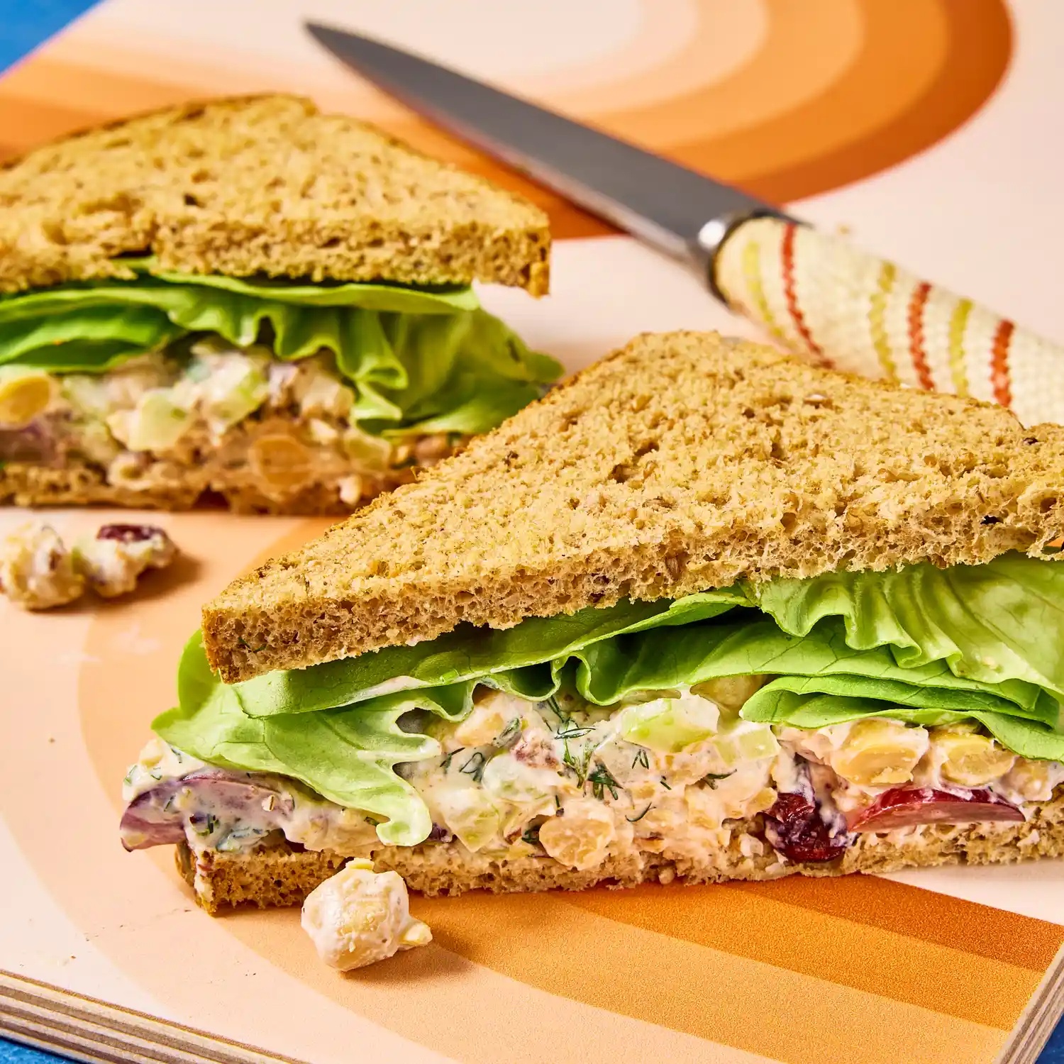 Recipe image of No-Chicken Salad Sandwich