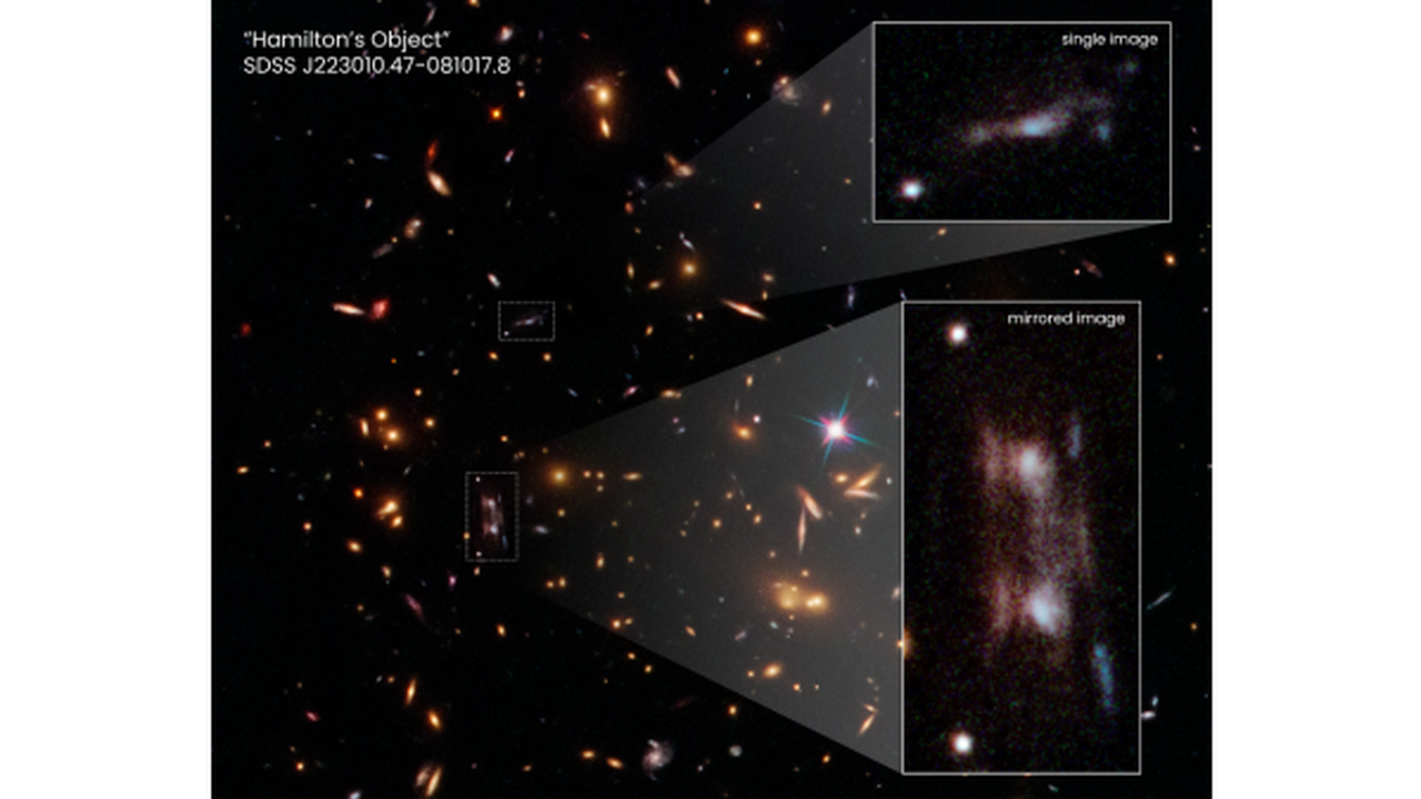 Newswise: 'Double' Galaxy Mystifies Hubble Astronomers