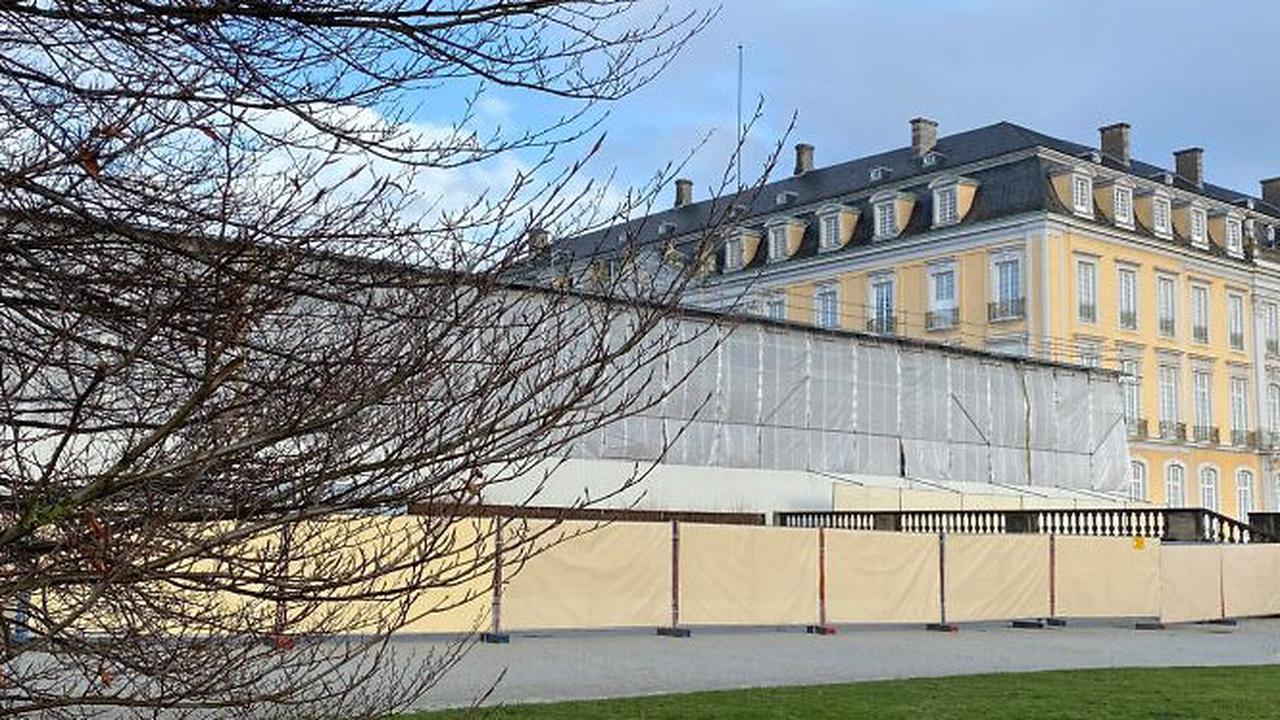 Neue Hülle für das Weltkulturerbe: Brühler Schloss wird generalsaniert