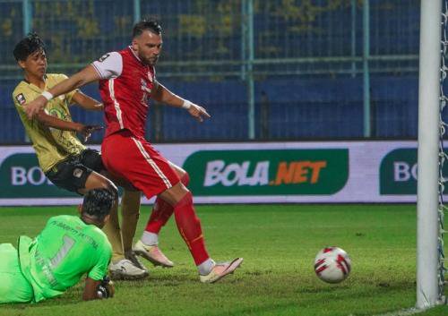 Marko Simic vs Barito Putera (Foto: Twitter/@persija_jkt)