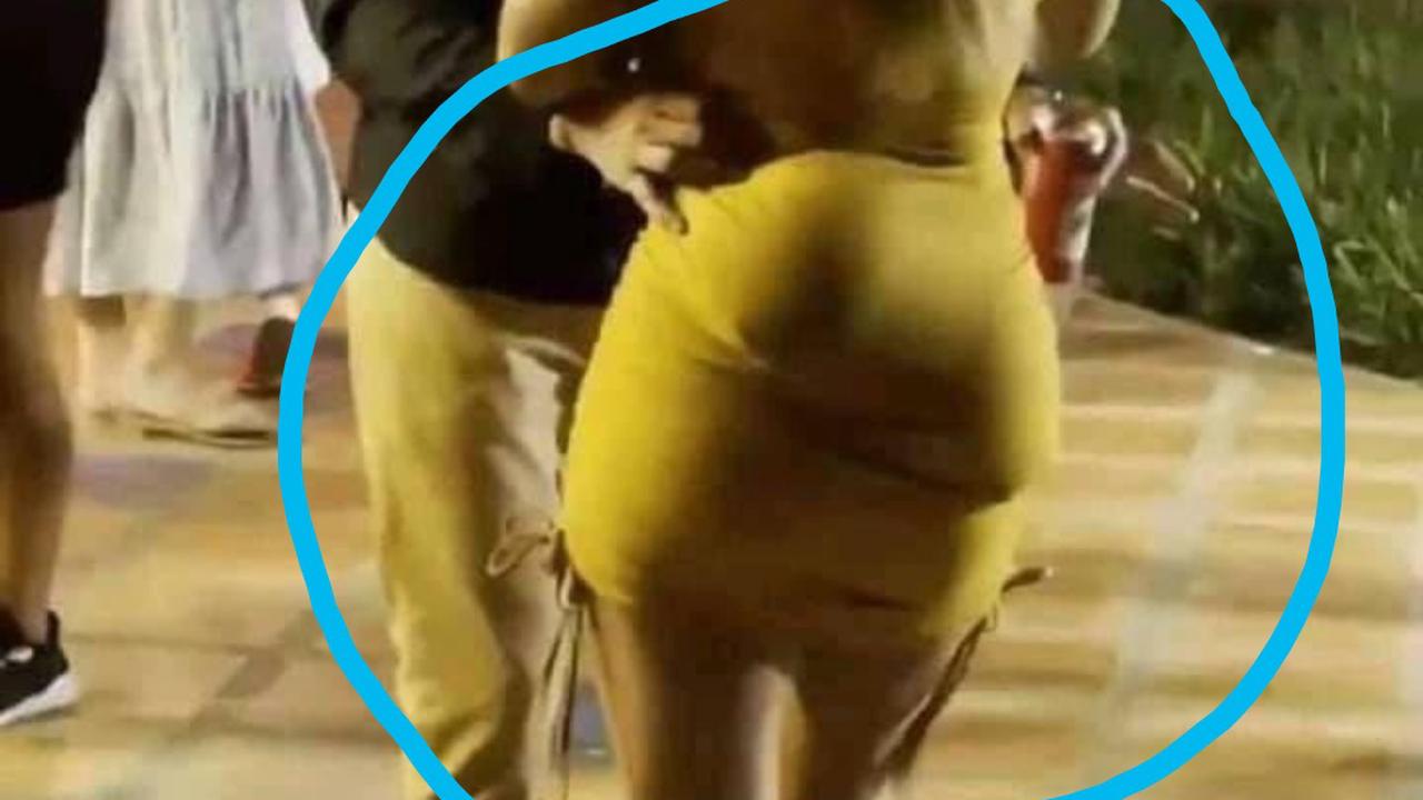 A lady turns into an embarrassment after her artificial bums did this in front of people (Pictures)