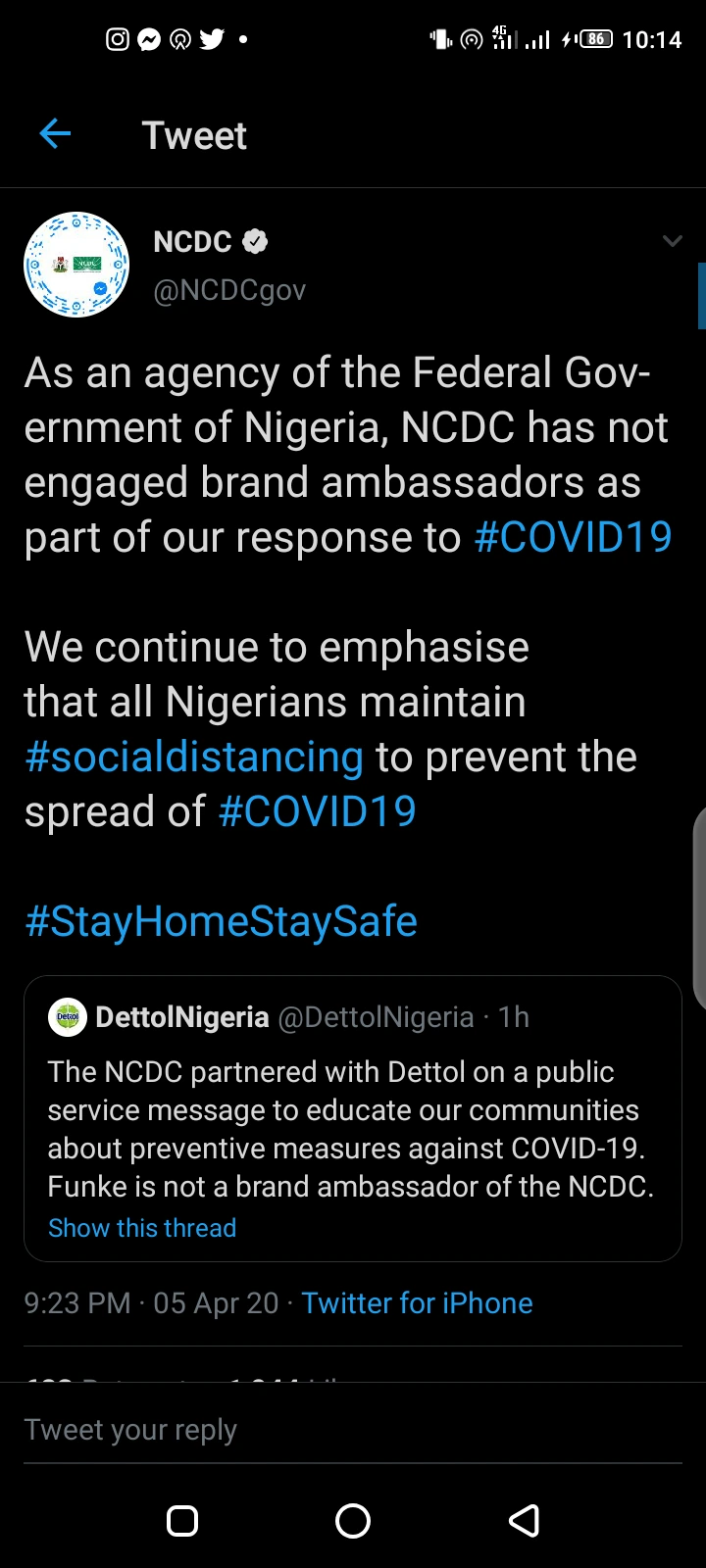 Covid-19: NCDC, Dettol Disowns Funke Akindele As Brand Ambassador