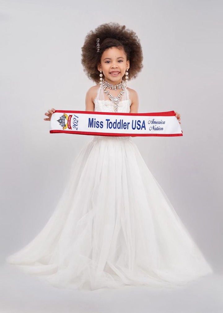 Meet the 5-year old Nigerian girl who won ?Miss Toddler USA 2021? (Photos)