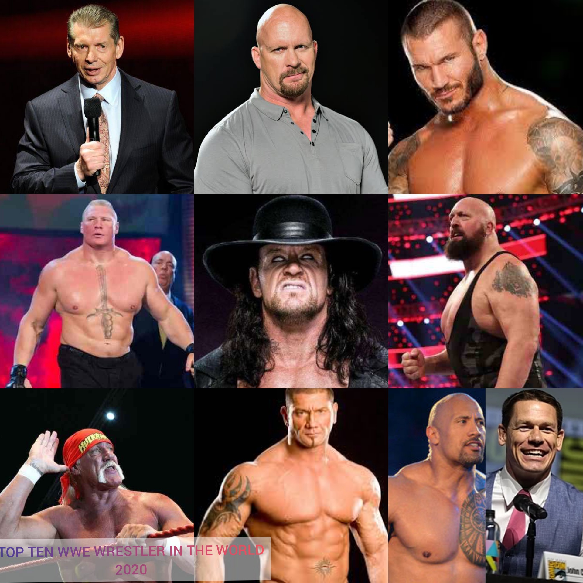 wwe top ten