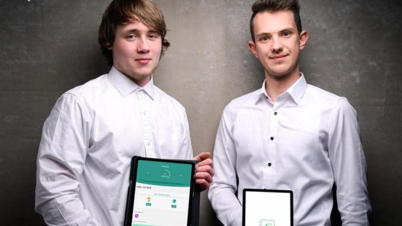 Lern-App führt junge Erfinder ins Jugend-forscht-Finale / Justus Bendel und Marcel Rommel sind Abiturienten des evangelischen Martin-Butzer-Gymnasiums