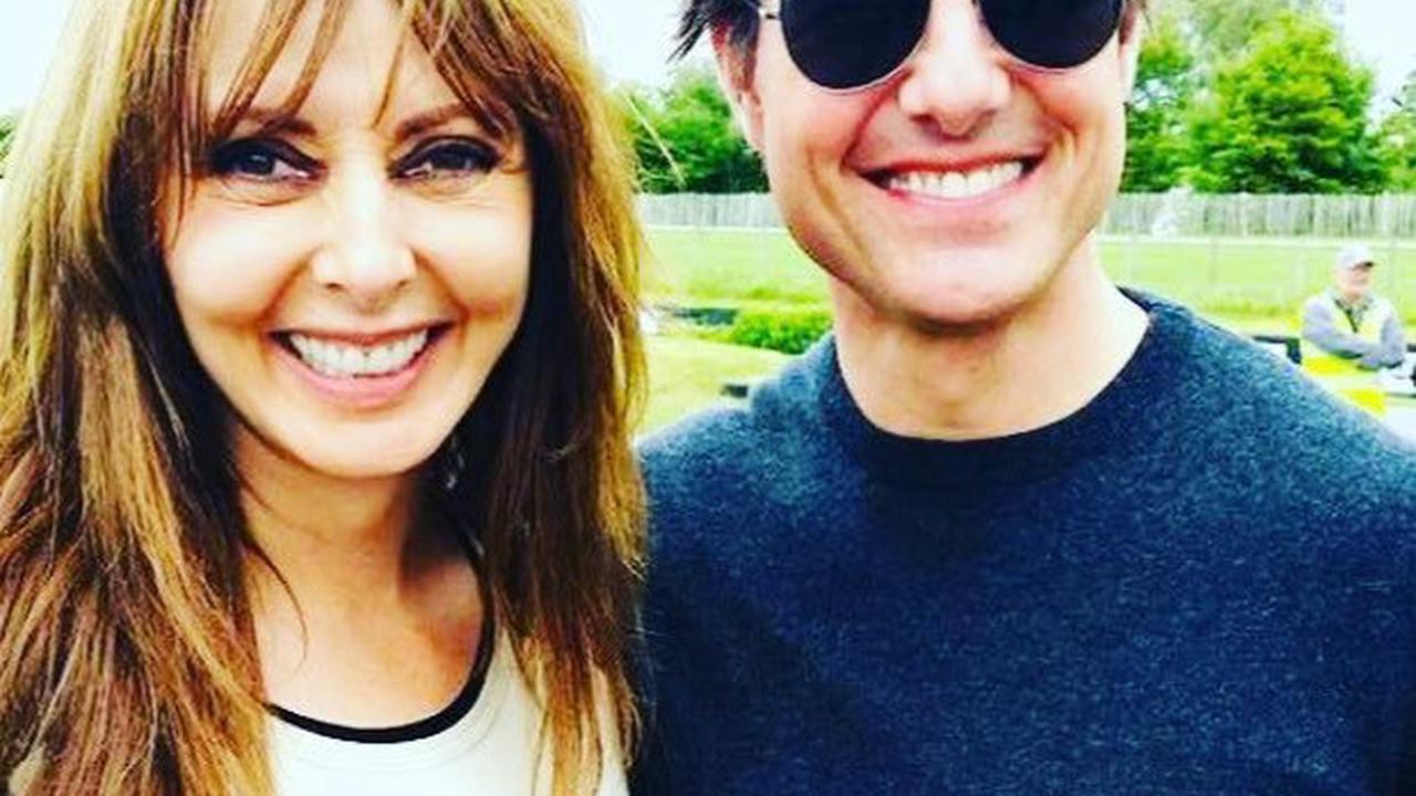 Carol Vorderman fans all say the same thing as she poses with Tom Cruise ahead of Top Gun premiere