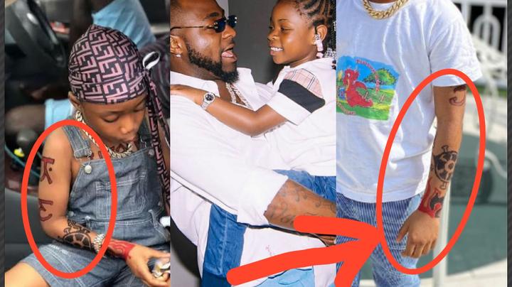 see-the-7-years-old-boy-with-tattoos-all-over-his-body-and-wants-davidos-daughter-as-his-girlfriend