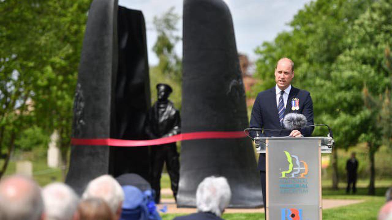 William pays tribute to ‘resilience’ of submariners as he unveils new memorial