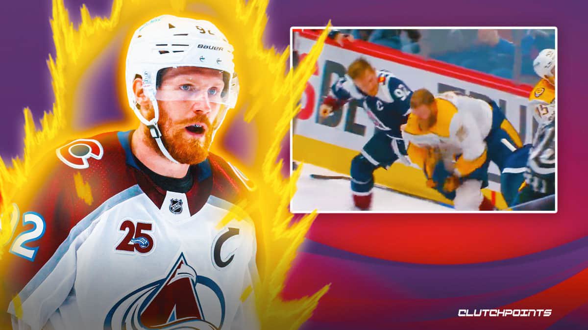 Gabriel Landeskog Savagely Destroys Predators Mattias Ekholm In Wild Fight Opera News