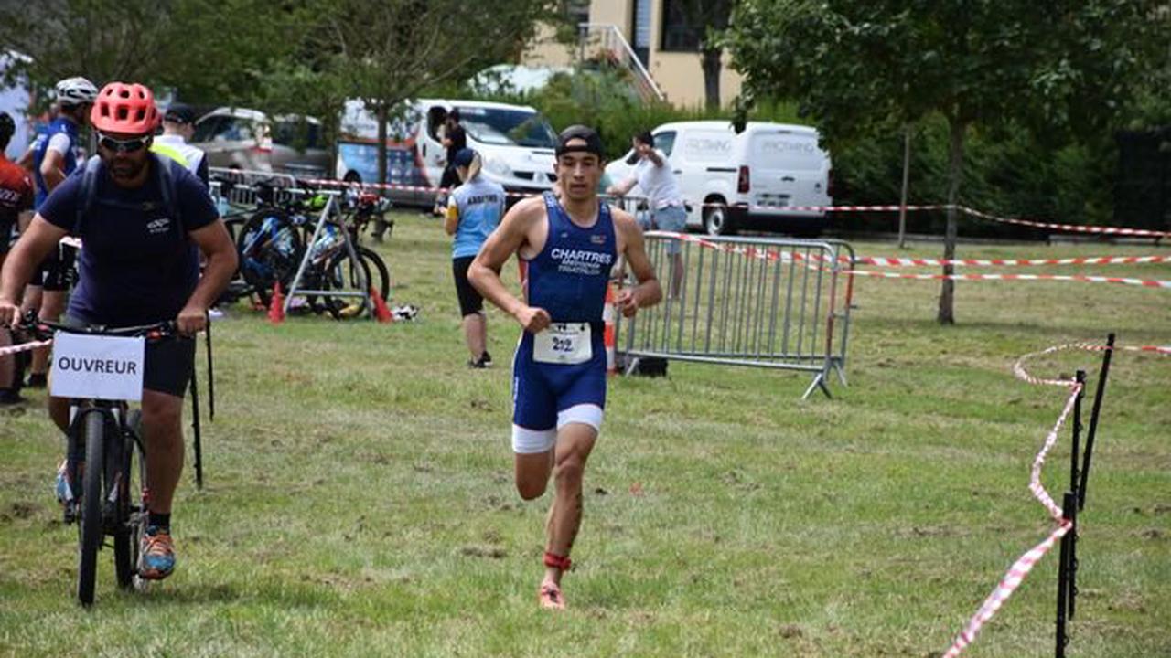 Maël Grissault premier lauréat du triathlon de Saint-Georges