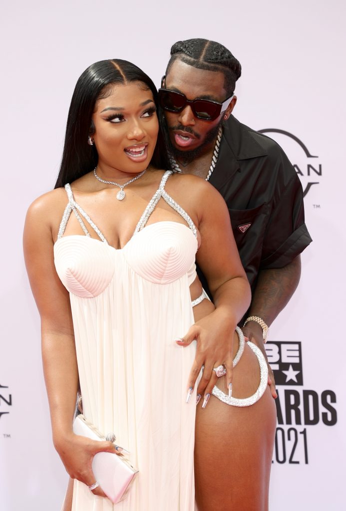 Megan Thee Stallion and her boyfriend Pardi Fontaine pack on the PDA at the BET Awards (photos)