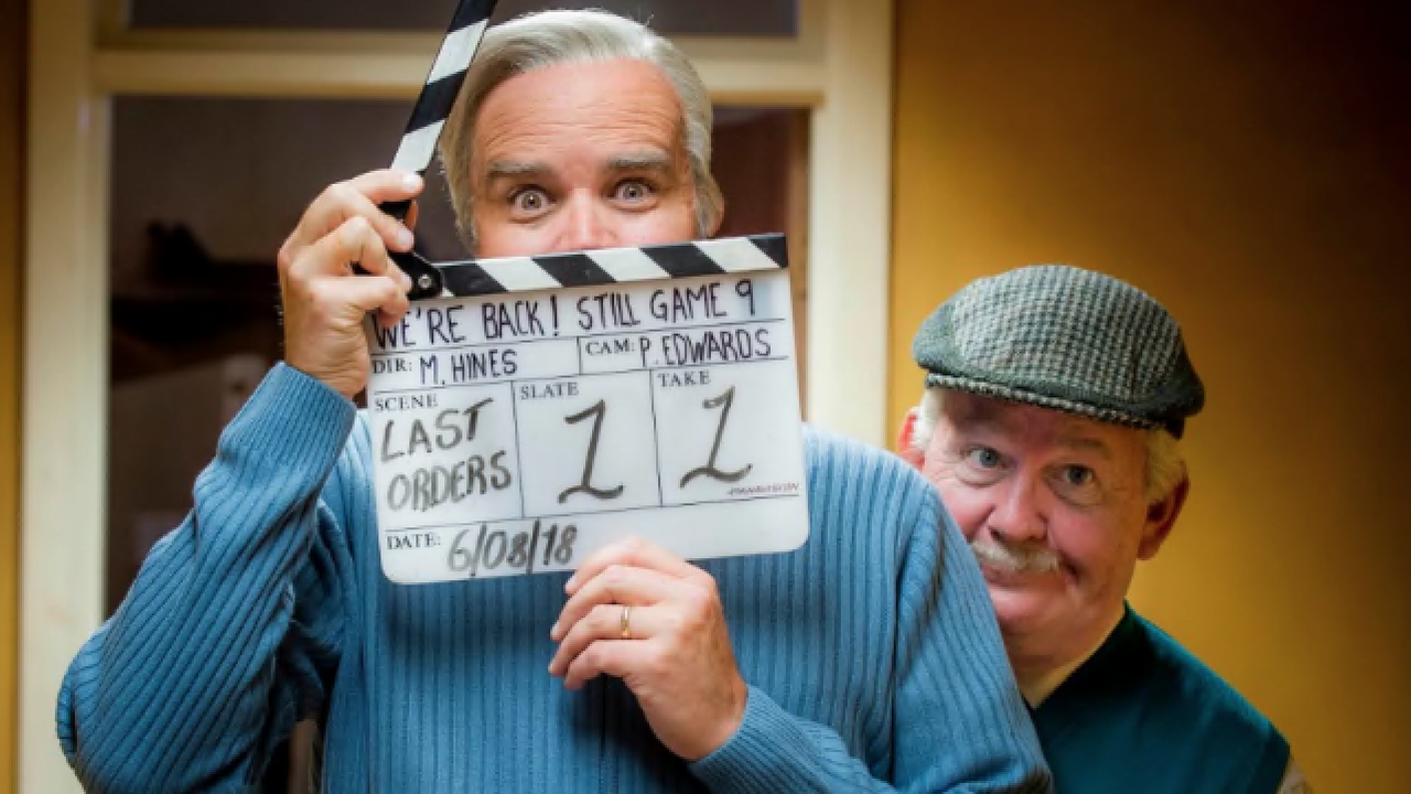 Rarely-seen Still Game snaps reveal what Jack and Victor got up to behind the scenes
