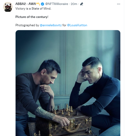 Cristiano Ronaldo And Lionel Messi Play Chess In Louis Vuitton Ad - Sports  - Nigeria