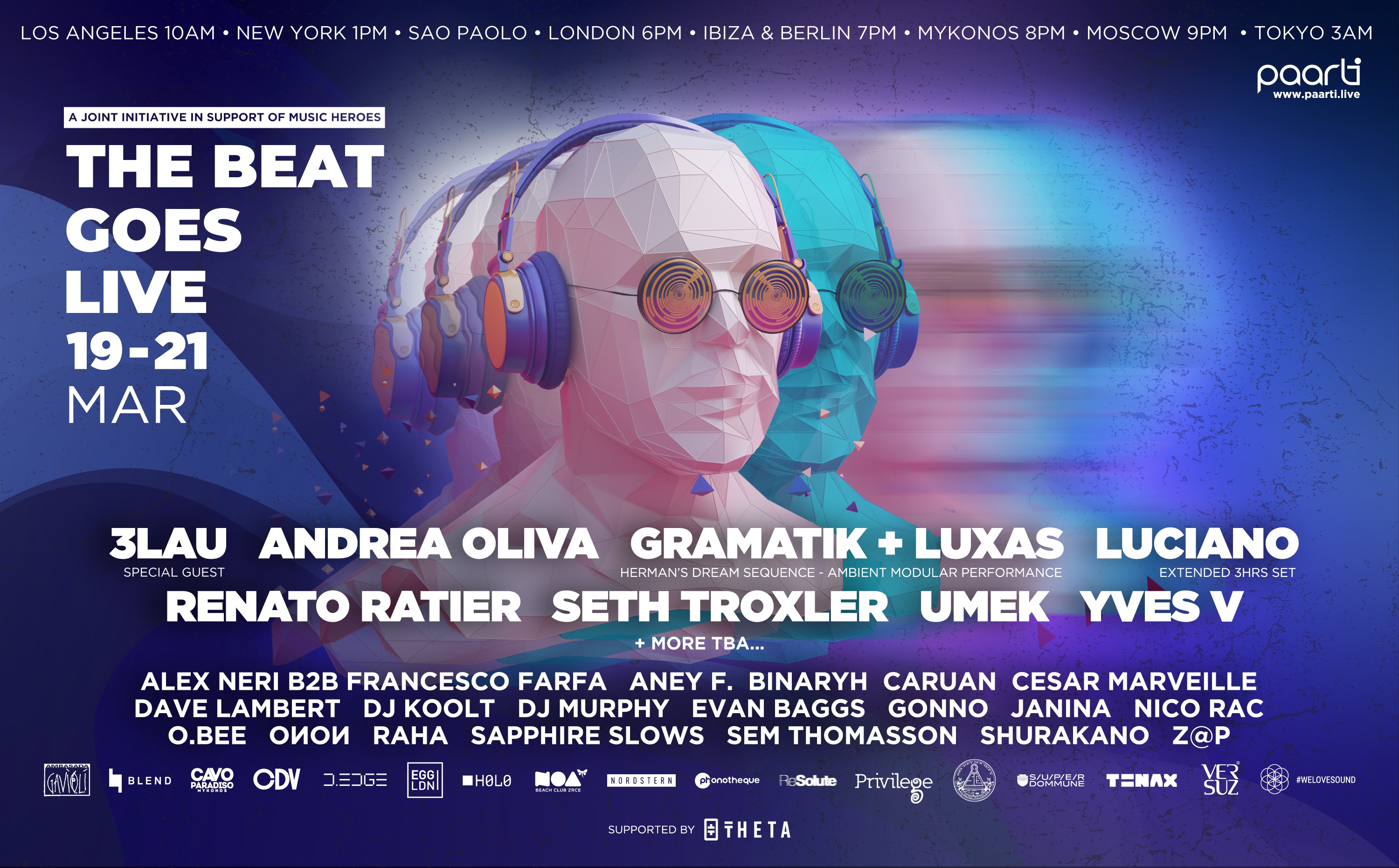 3lau Gramatik Luciano Yves V To Headline Fundraising Livestream With Nft Drops Opera News