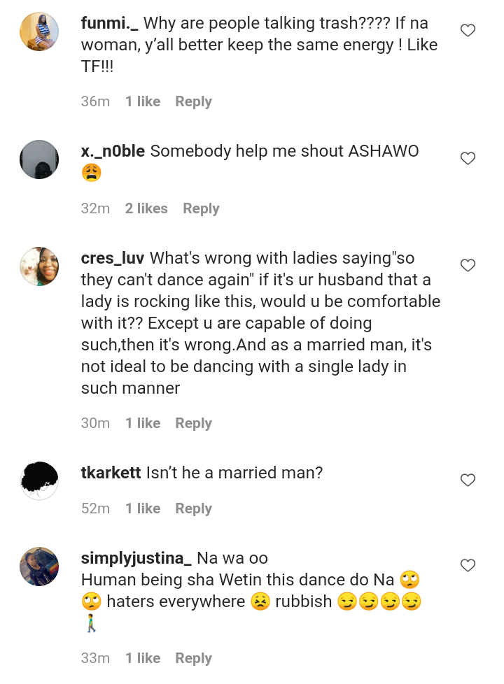 Reactions to Mr P and Mercy Eke's party dance