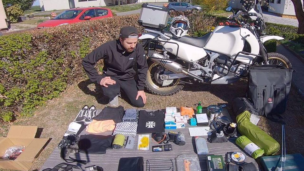 Steffen Schulz reist mit Motorrad in 18 Monaten um die Welt