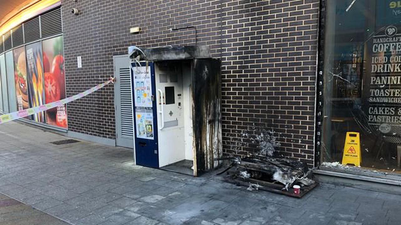 Man and teenage boys arrested after town centre arson attack