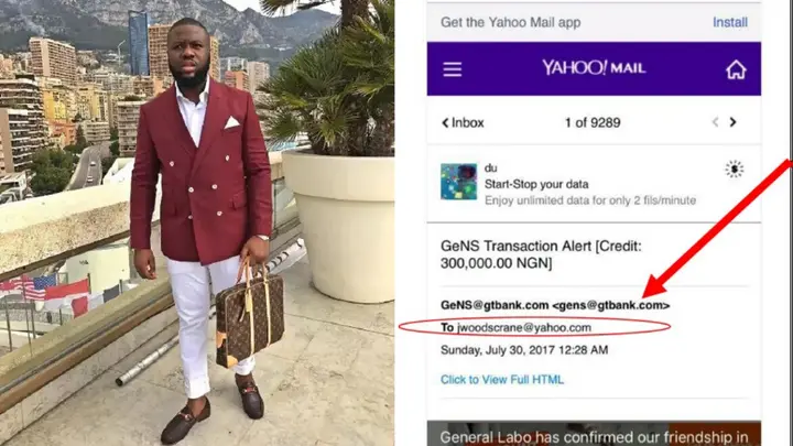 hushpuppi scam screenshot