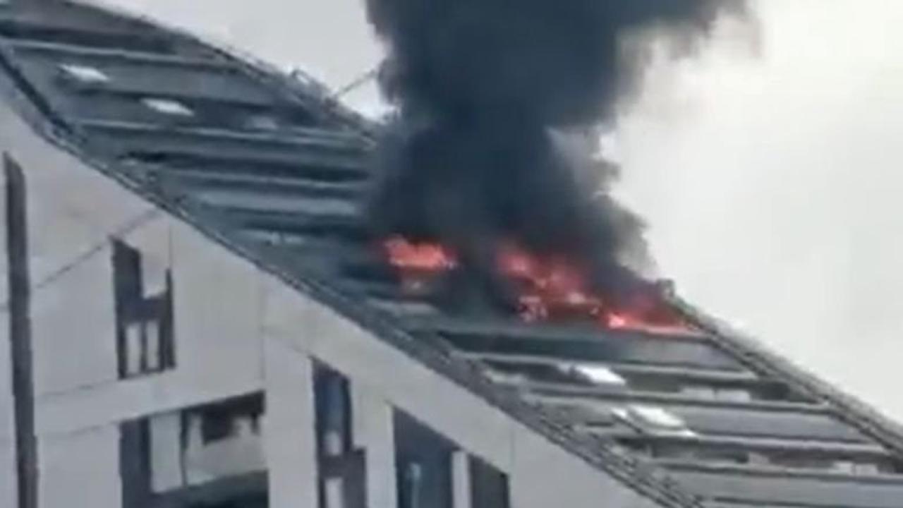 Dozens of firefighters battling blaze on 15th floor of London tower block