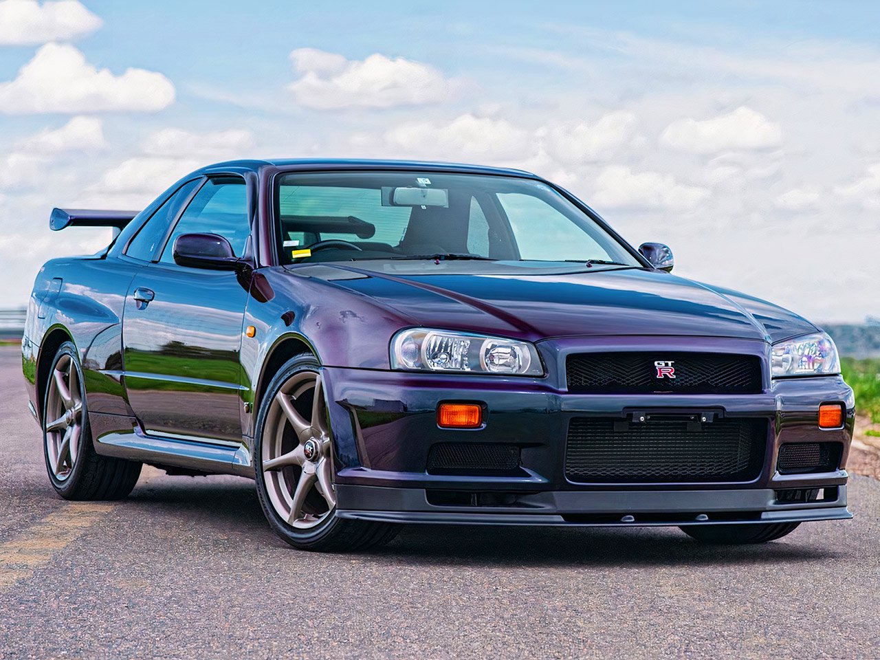 Rare Street Legal 1999 Nissan Skyline R34 Gt R V Spec In Midnight Purple Ii Could Be Yours Opera News