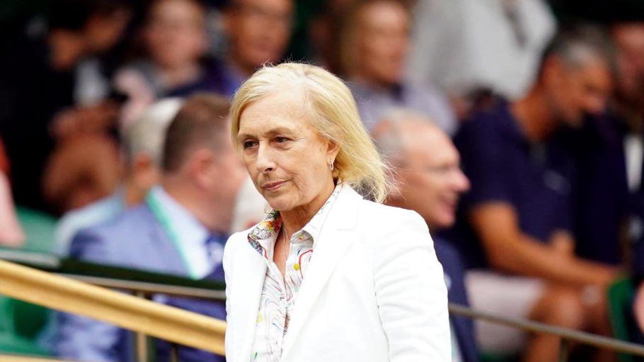 Tennis-Legende Martina Navratilova schaut Wimbledon aus Corona-Quarantäne