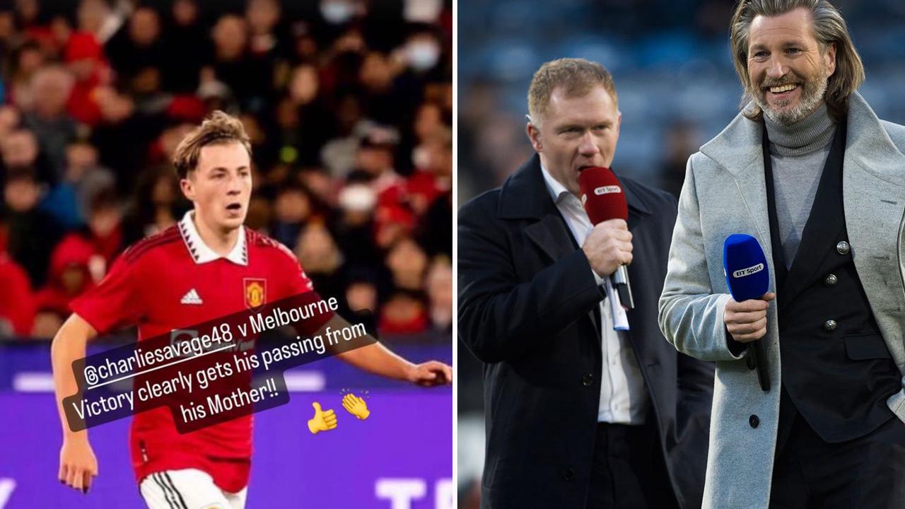 Paul Scholes brilliantly trolls ex-Man Utd team-mate Robbie Savage on Instagram over son Charlie and his mum