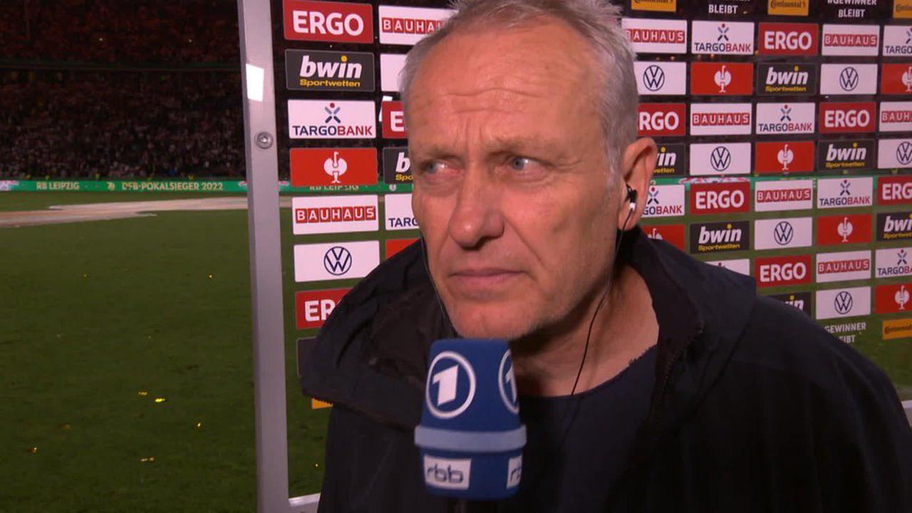"Leer", "enttäuscht" und trotzdem "brutal stolz": Der SC Freiburg nach der Pokalniederlage
