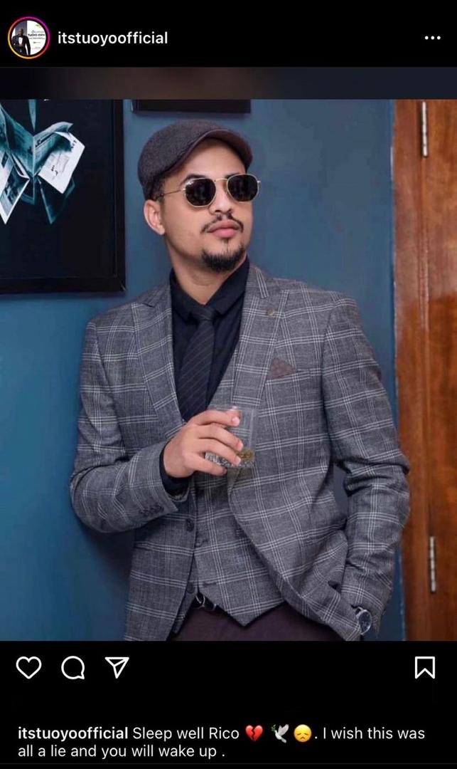 Celebrities mourn?reality star Rico Swavey following his death after car accident 