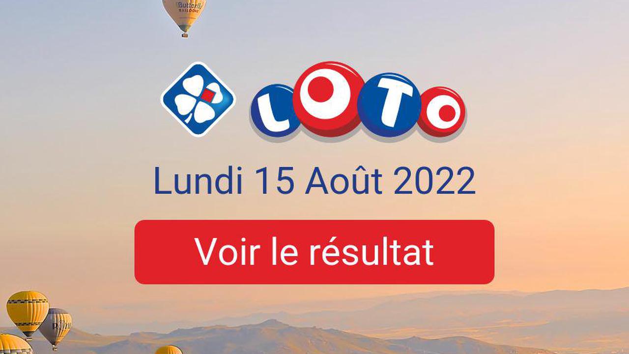 Résultat du Loto du lundi 15 août 2022 : 8 millions d'euros