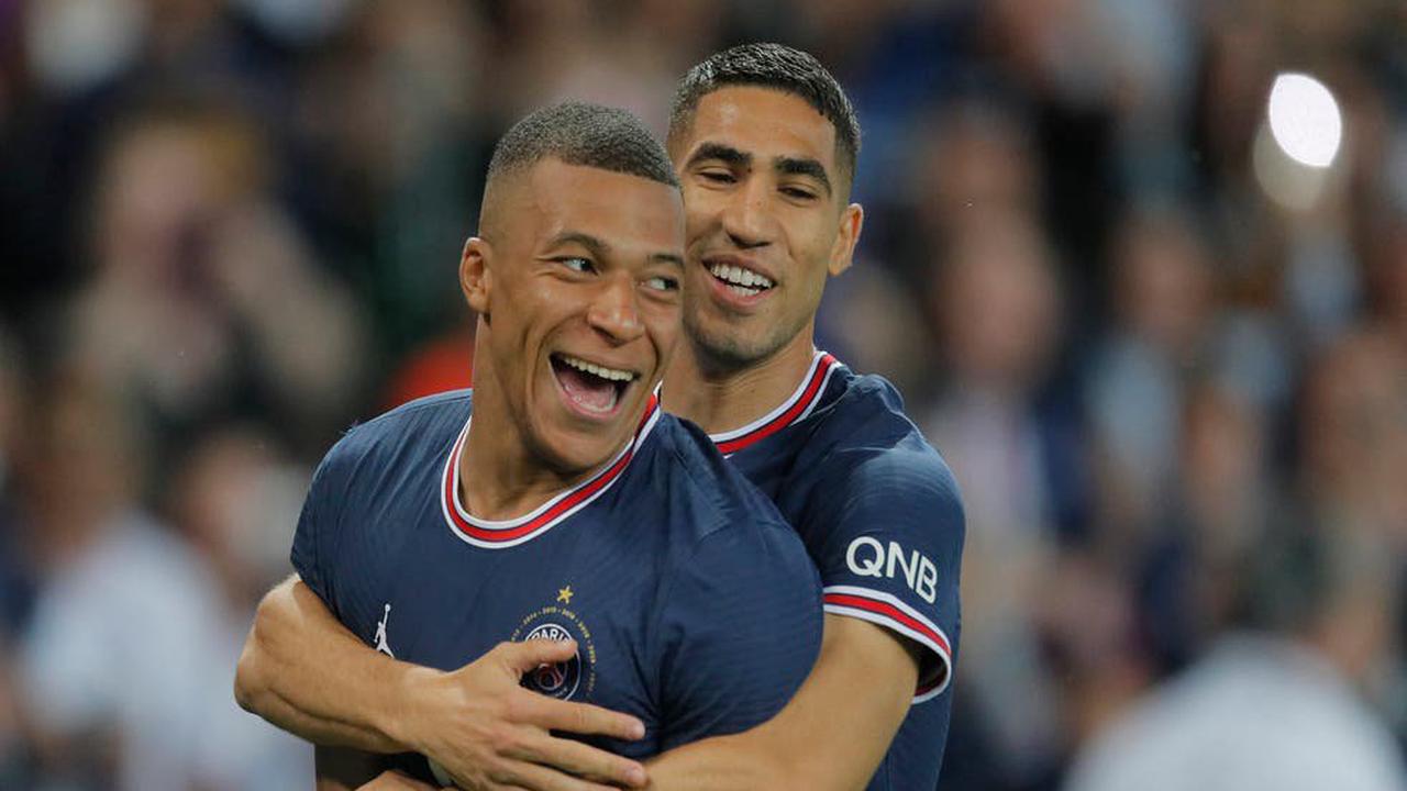 Kylian Mbappe celebrates new contract with hat-trick as PSG thrash Metz